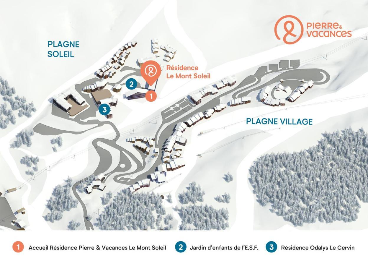 Residence Pierre & Vacances Le Mont Soleil La Plagne Εξωτερικό φωτογραφία